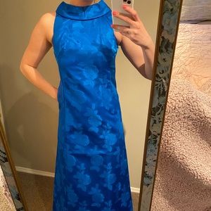 Vintage floor length sleeveless dress